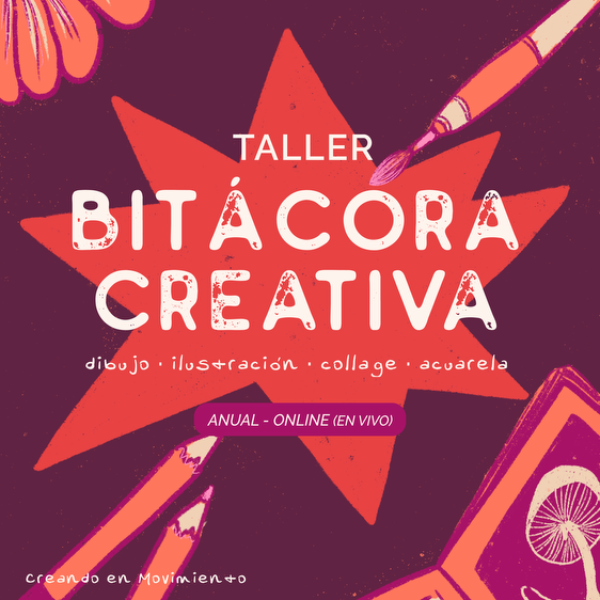 Producto - Taller Bitácora Creativa - ONLINE en vivo - 4 clases x mes