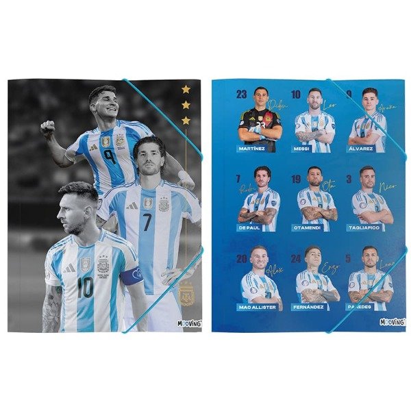 Producto - Carpeta 3 solapas Oficio AFA MOOVING