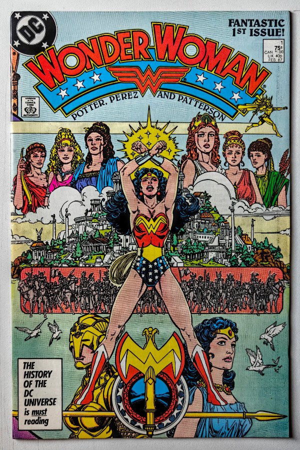 Producto - Wonder Woman #1 (1987) - Clásico primer número, arte y guión por George Perez