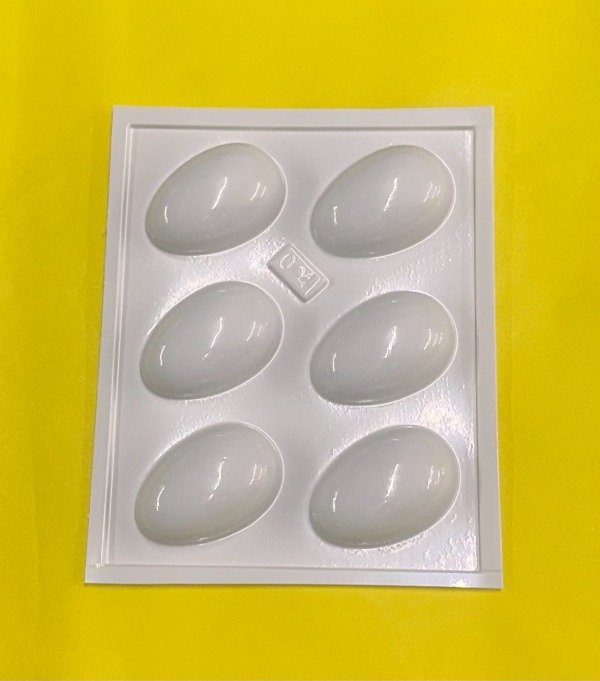 Producto - PASCUAS - MOLDE NRO 4 -COD. 2009A -medida alto 5.5 ancho 3.5 ( 6 cavidades)