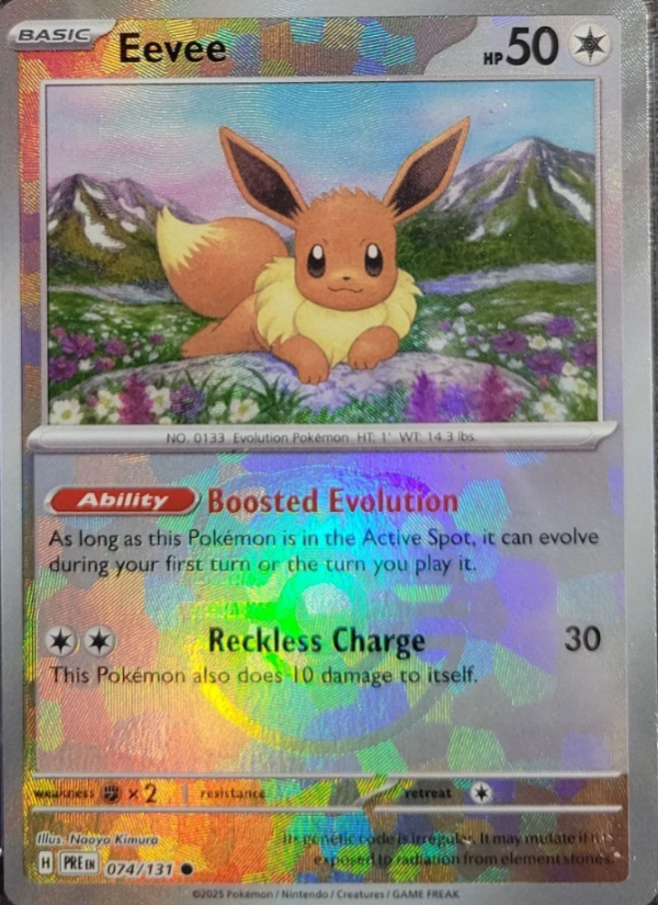 Producto - Eevee (Master Ball Pattern) - 074/131 - Prismatic Evolutions - Holo