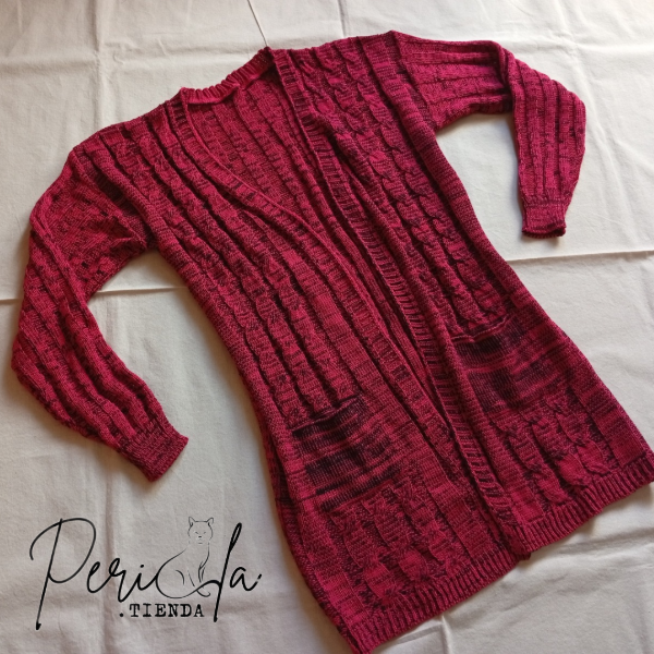 Producto - Campera Fucsia Jaspeado