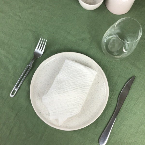 Producto - Mantel Tussor Premium Verde - 3 medidas