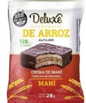 Producto - ALFAJOR DE ARROZ PASTA DE MANI BAÑADO EN CHOCOLATE