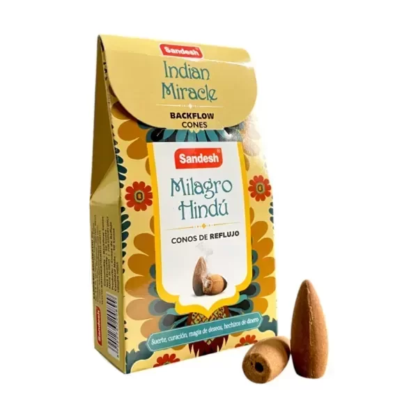 Producto - Conos cascada Sandesh milagro hindu x 12 unid.