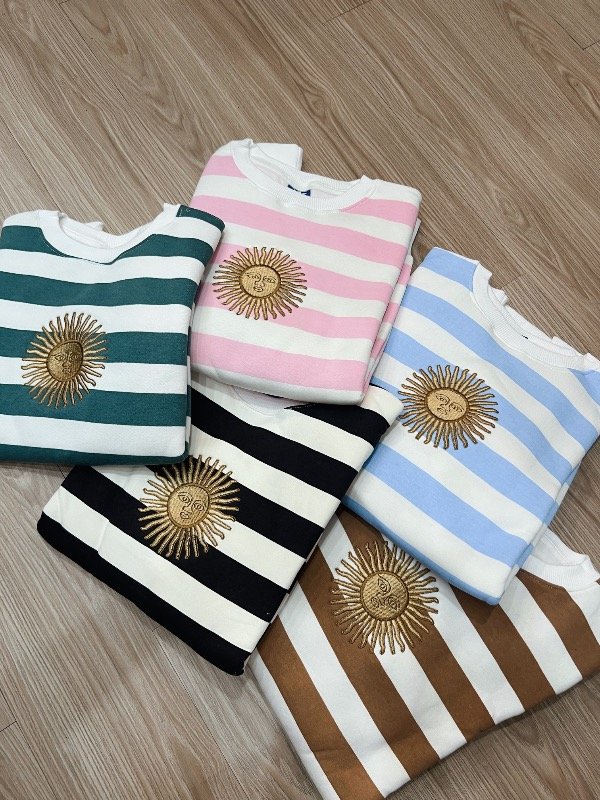Producto - Buzo rayado sol de mayo