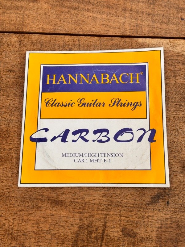 Producto - Encordado Hannabach Classic Guitar Strings Carbon Medium Hight Tension Car 1 E-1