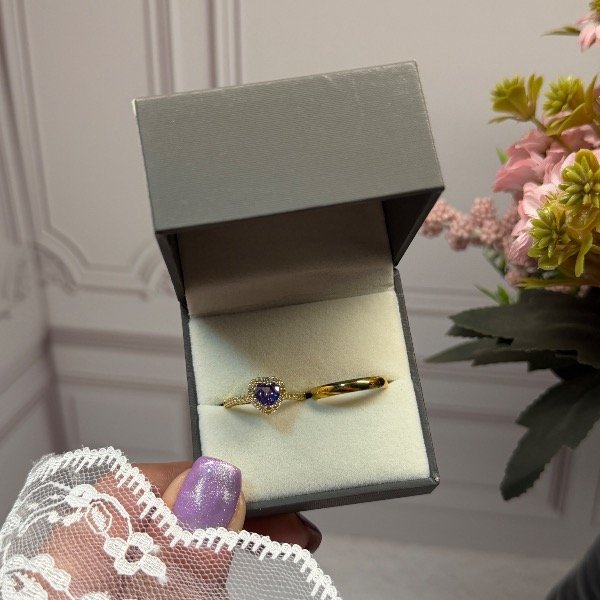 Producto - Anillos Promesa: Heart Rapunzel y Flynn - 3
