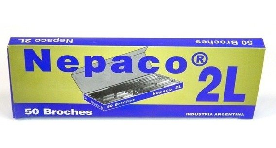 Producto - Nepaco 2L CAJA 50 broches METAL