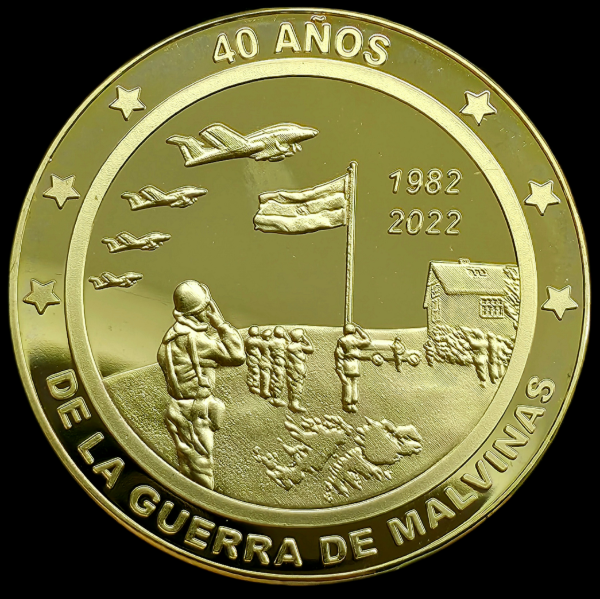 Producto - 40 Años de la Guerra de Malvinas (1983-2022) / Cobre 999 (certificada) - 0