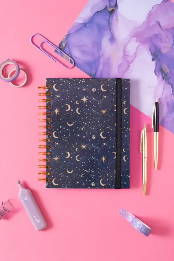 Producto - Mi PC Cuaderno A5 FULL - Lunas Doradas