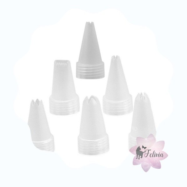 Producto - Picos decorativos para Fake Cream x 6u.