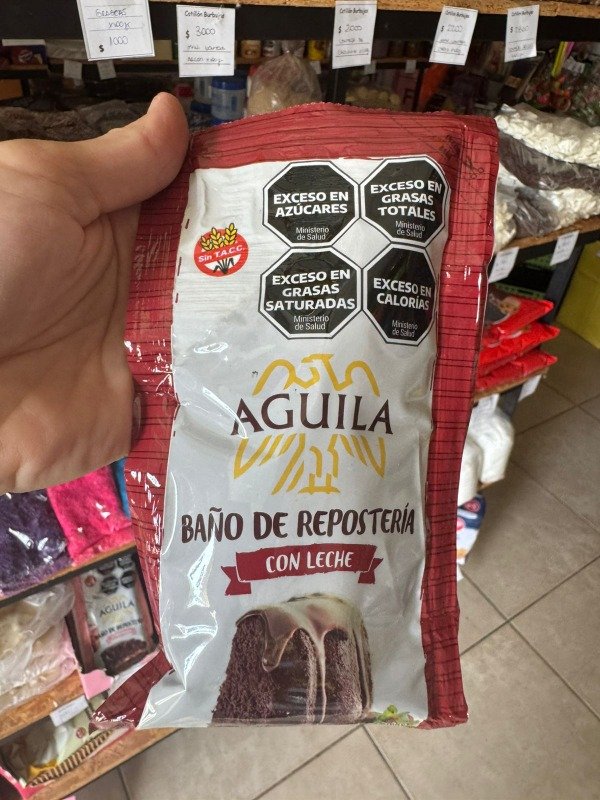 Producto - Baño aguila sachet con leche sin tacc x150 gr