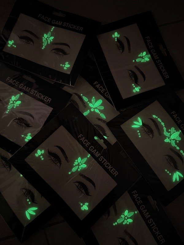 Producto - Face Gem Brilla en la Oscuridad x 5un