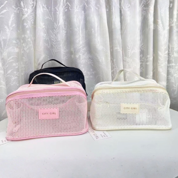 Producto - Portacosmeticos de red Negro City Girl