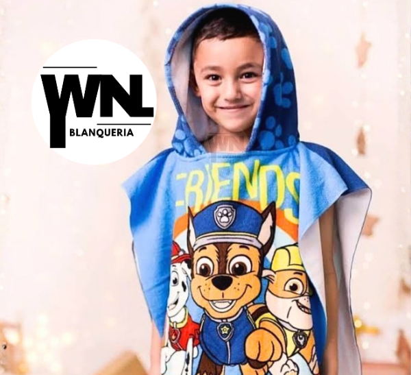 Producto - PONCHO INFANTIL MICROFIBRA