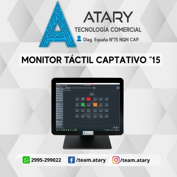 Producto - Monitor Táctil Capacitivo de 15" 3nStar