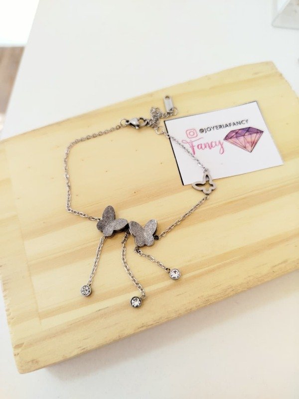Producto - Pulsera mariposas brillos aq