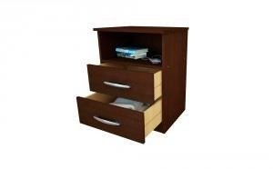 Producto - Mesa de Luz Express 2 cajones Wengue
