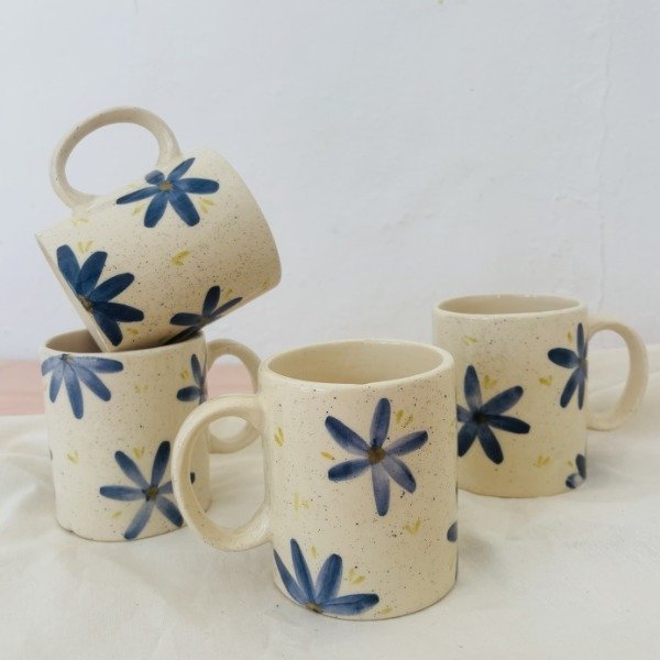 Producto - Taza botánica - azul