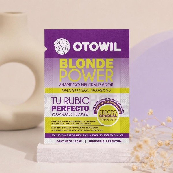Producto - Shampoo matizador en sobre x6