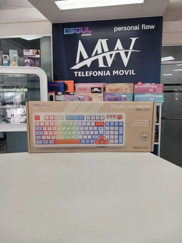 Producto - Teclado Retro Gamer USB Retroiluminado Noga NKB-Q50