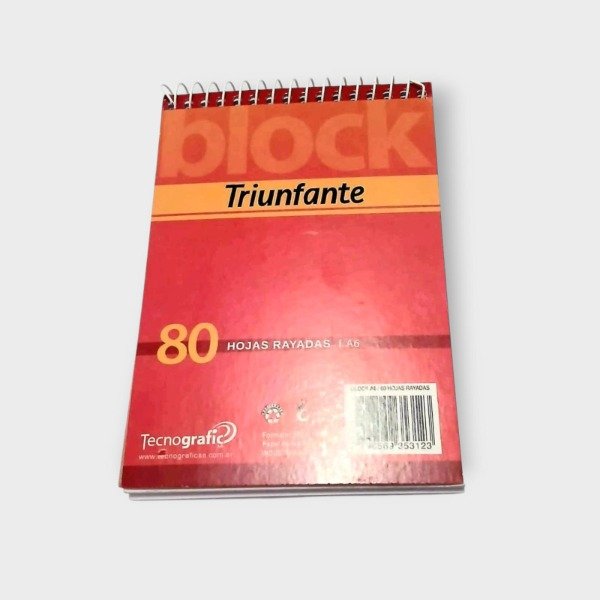 Producto - Libreta Triunfante A6 80 hojas
