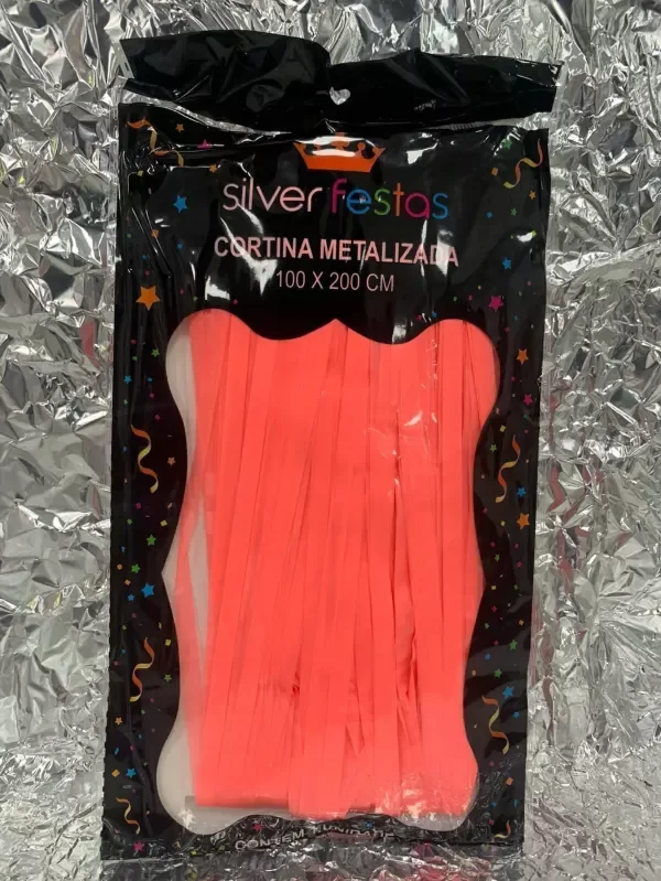 Producto - Cortina neón naranja