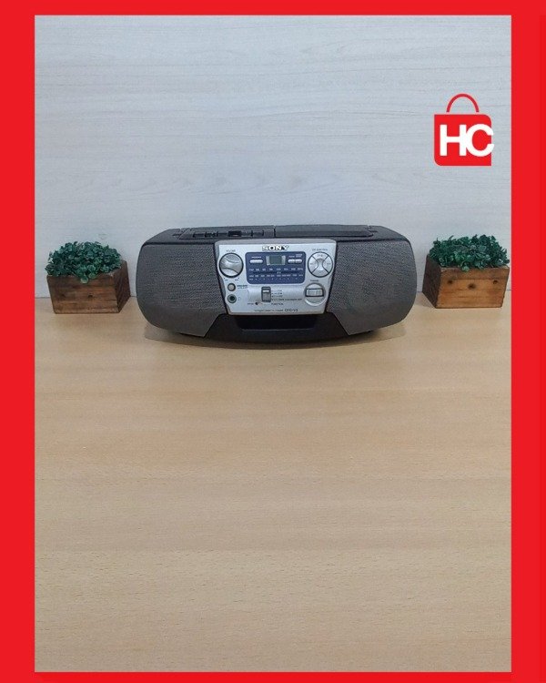 Producto - Radio grabador portatíl Sony CFD-V5 con CD, cassette y radio AM/FM - 0