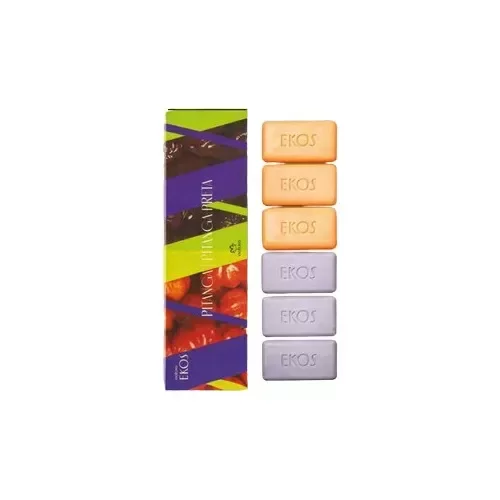 Producto - Mini jabones Ekos Pitanga / Preta de 25 g x 6U