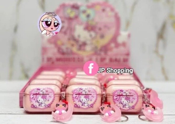 Producto - Hello Kitty Airpods 3 en 1 Llavero, Lip Bálsamo,Lip Mousse