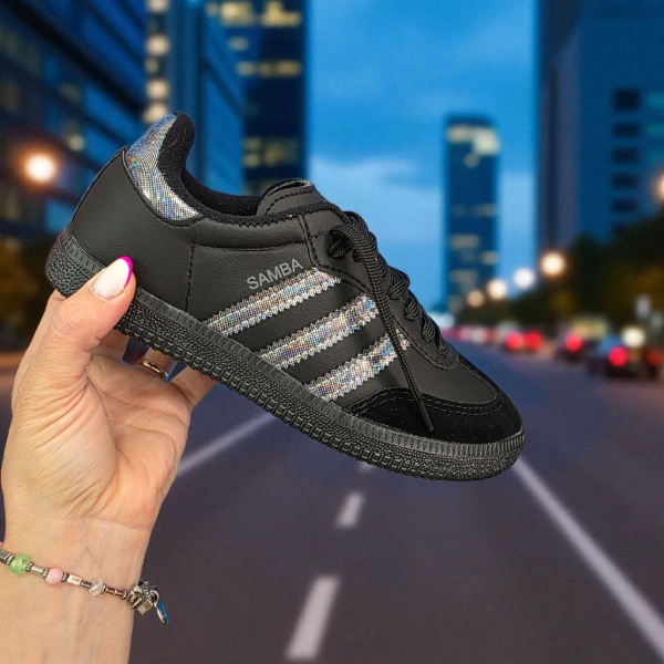 Producto - Zapatillas SAMBA NEGRA/PLATA