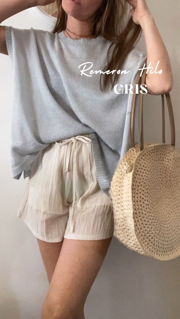 Producto - Remeron de hilo Gris