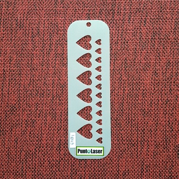Producto - Stencil - 15 x 4,5 cm - Cod. 1043
