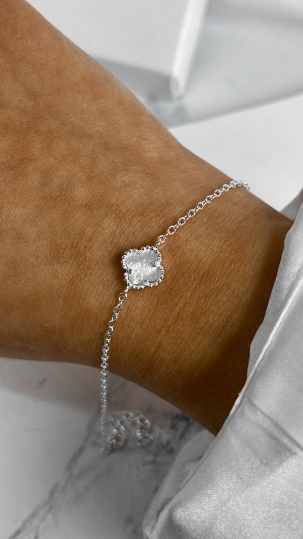 Producto - Pulsera Van Cleef White (regulable)