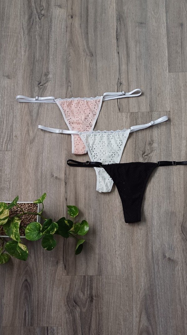 Producto - Less broderie pack x3