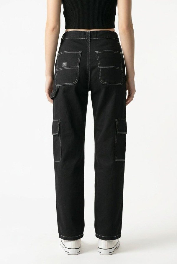 Producto - PANTALON CARGO DAMA SPY LIMITED PLUTONIO NEGRO - 1