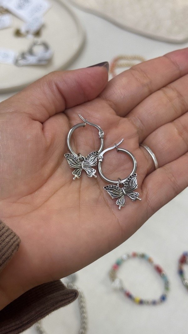 Producto - Argollitas Mariposa - 1