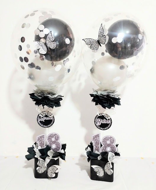 Producto - centro de mesa 18 años de globos