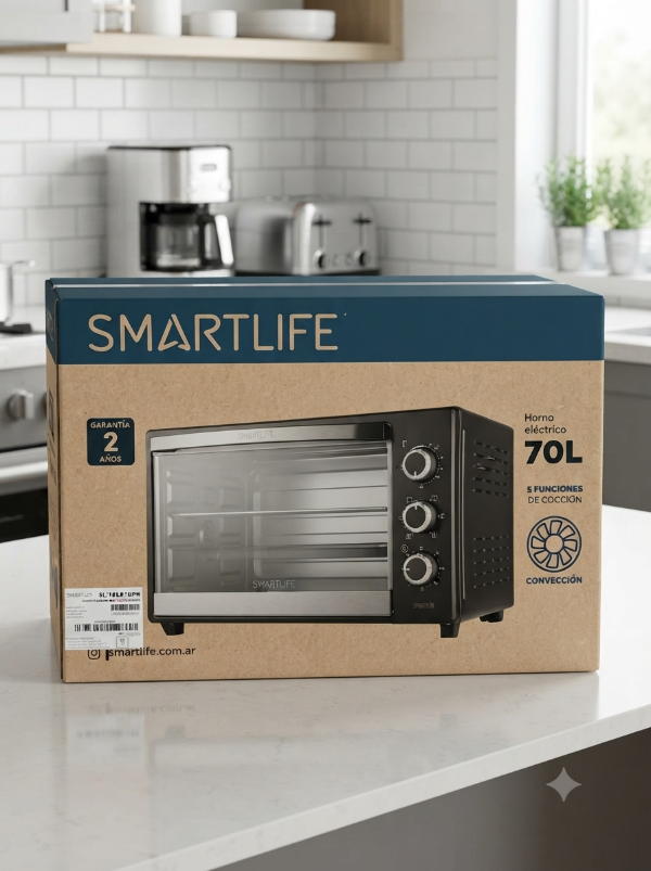 Producto - HORNO ELÉCTRICO SMARTLIFE 70L SL-TO0070PN