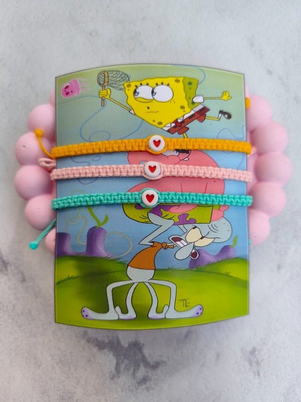 Producto - Pulseras Bob Patricio y Calamardo - 1