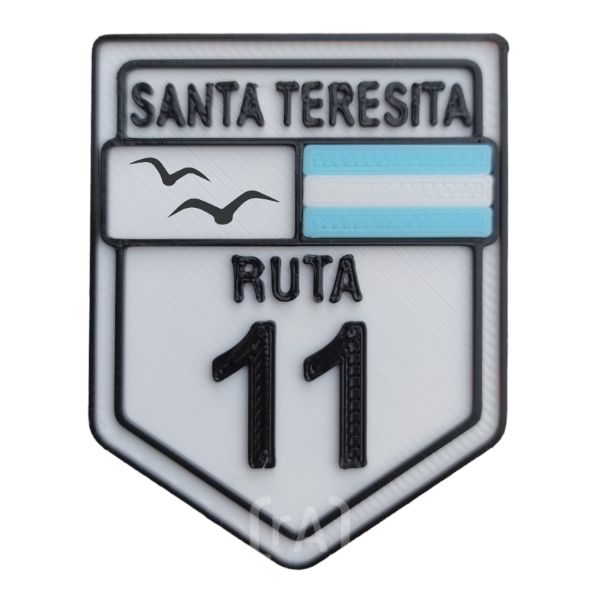 Producto - Iman Ruta 11 Gaviota Santa Teresita Blanco