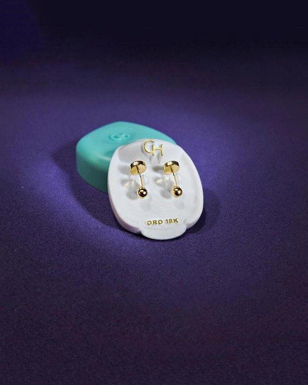 Producto - ABR 591 - Aros abridores de ORO 18 K - Todo Macizo - Marca CH Bolitas
