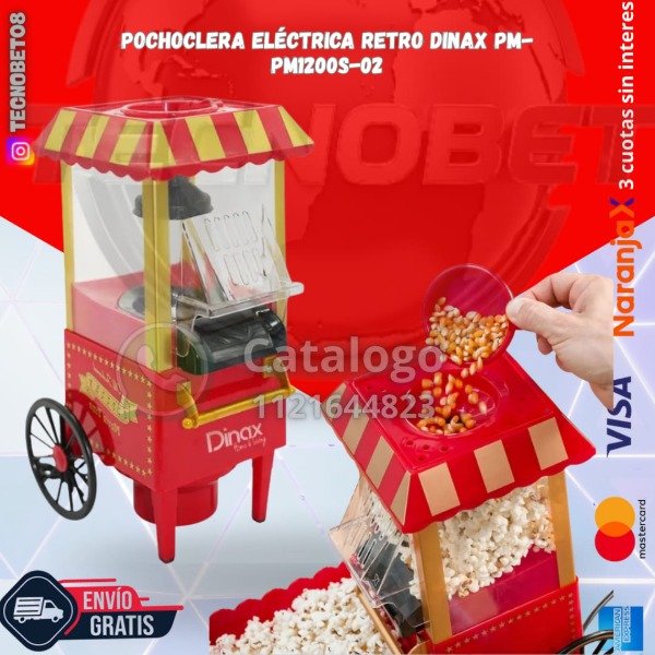 Producto - POCHOCLERA ELECTRICA RETRO DINAX