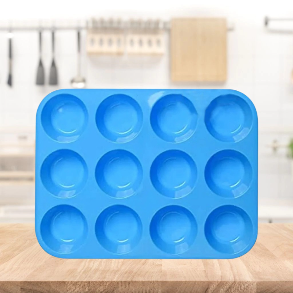 Producto - Molde para muffins x 12 de silicona 30x22