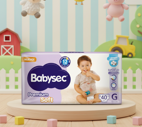 Producto - Babysec Premium Soft G x60 unidades (hasta 12 kg)