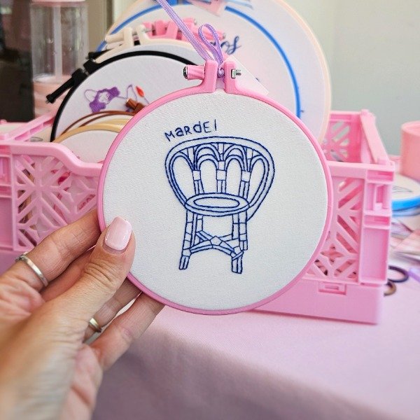 Producto - Bordado Silla Mar del Plata