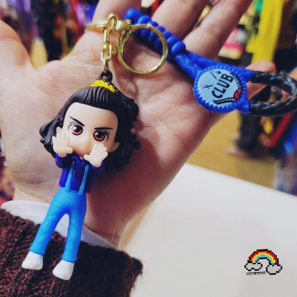 Producto - LLAVERO DE GOMA ELEVEN 1 STRANGER THINGS