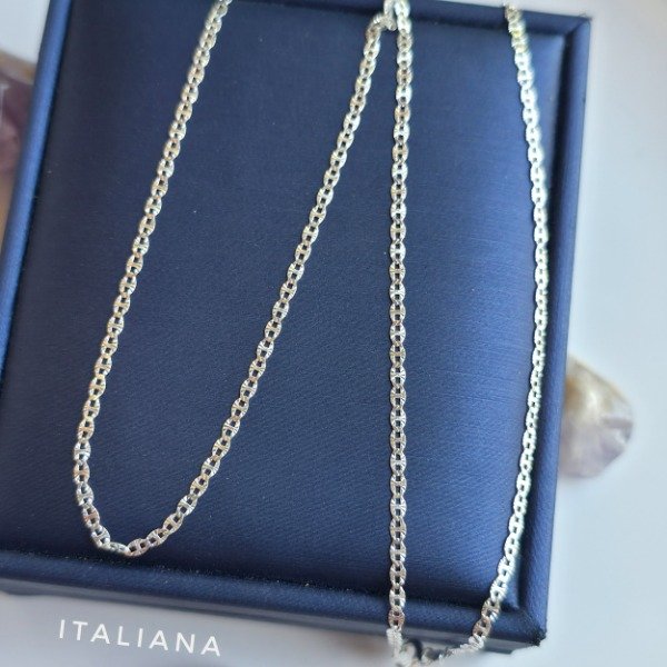 Producto - Cadena italiana hojas gloss 50 cm