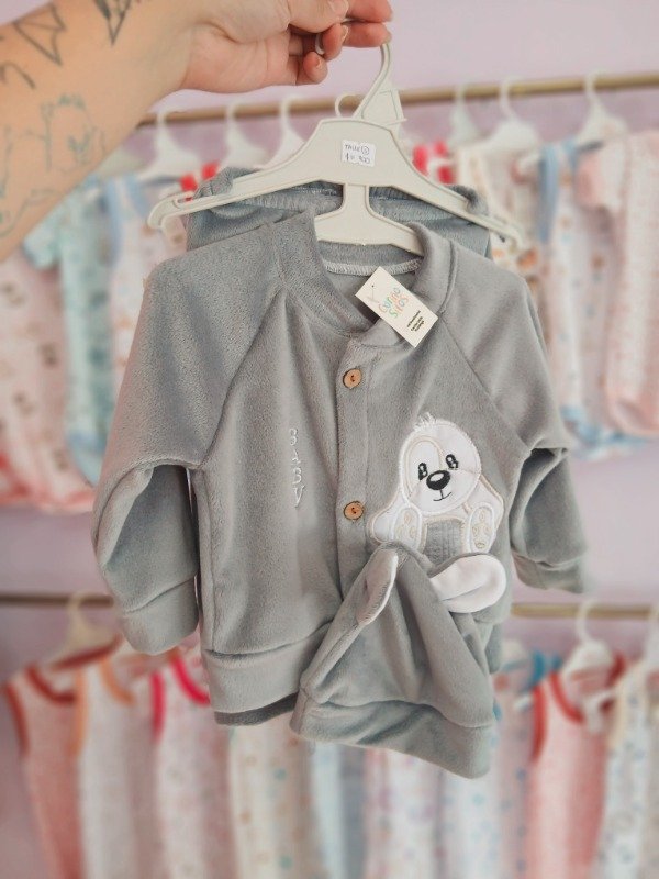 Producto - Conjunto Plush Bifaz T1 gris
